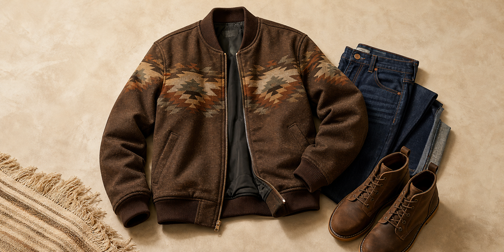 Native American-Inspired Men's Bomber Jackets: Everyday Style Guide