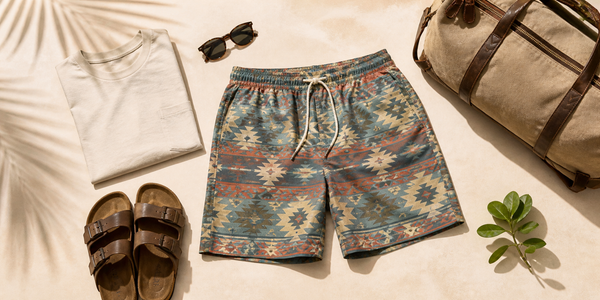 Native American-Inspired Hawaiian Shorts for Late Summer Travel