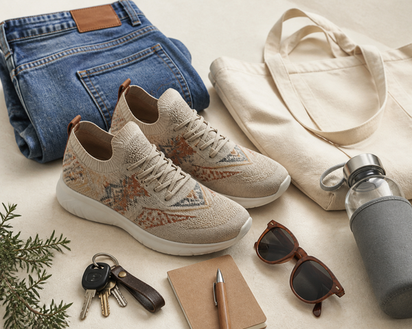 Native American-Inspired Knit Sneakers for Everyday Comfort