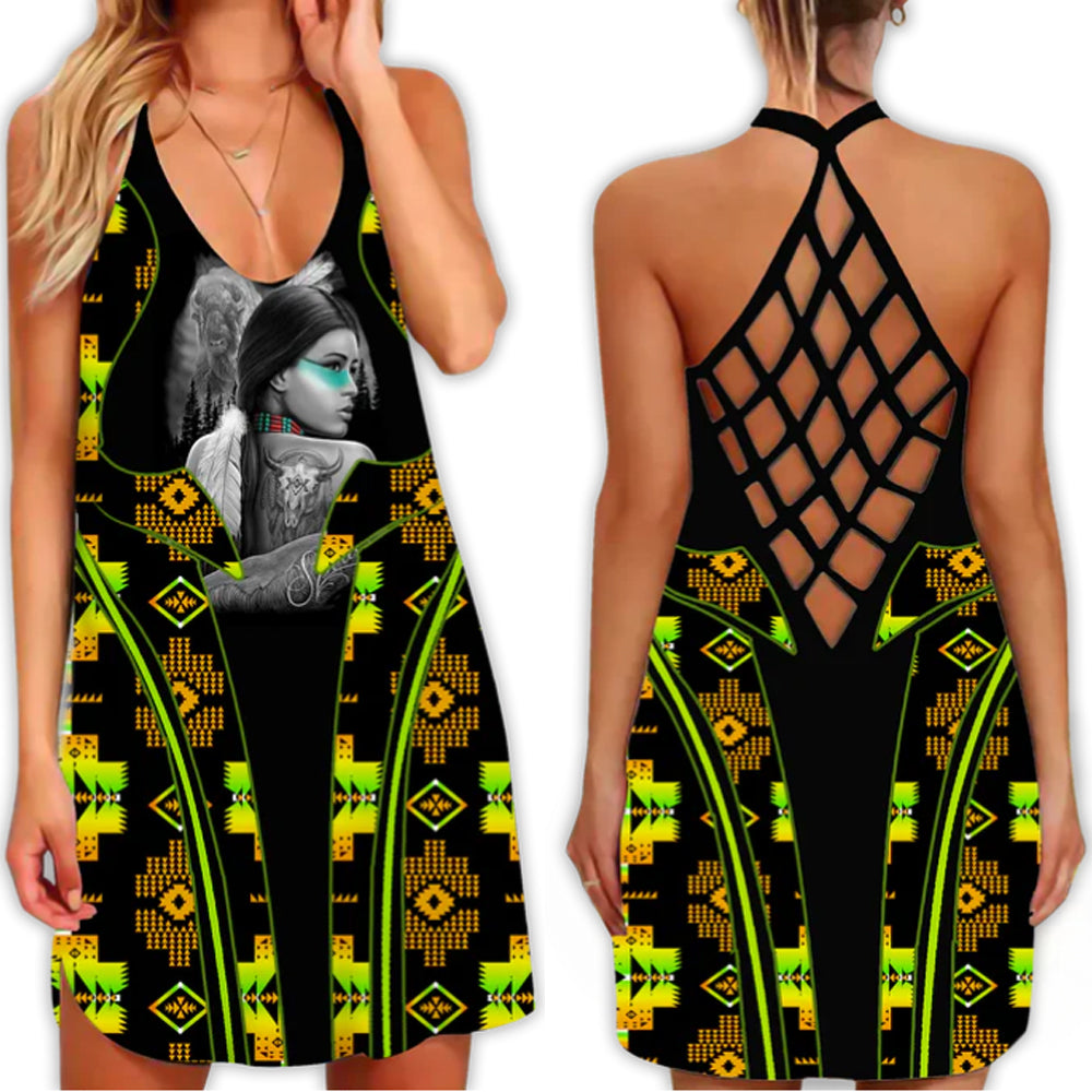 The Allure of the Native American Strappy Back Dress: Tradition Meets Modern Fashion