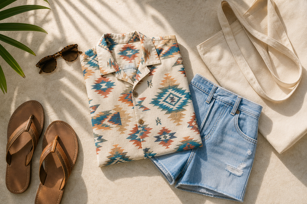 Native American-Inspired Hawaiian Shirts for Late Summer Outfits