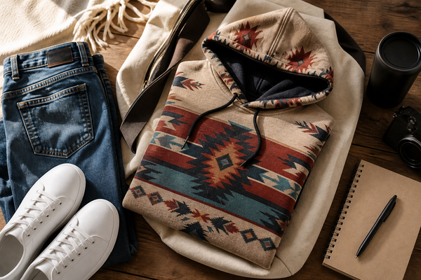 Native American-Inspired 3D Hoodies for Weekend Travel