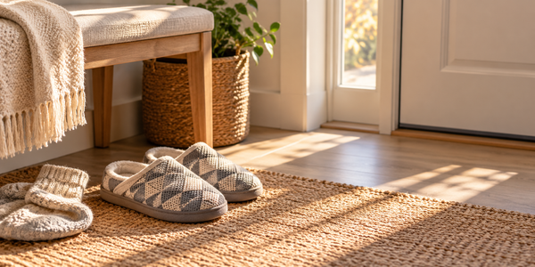 Native American-Inspired Mesh Slippers for a Cozy Home Routine
