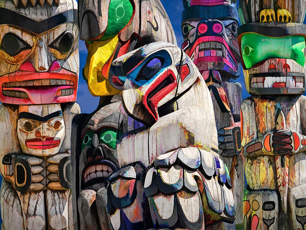 🐦 Totem Poles – The Stories Behind the Symbols