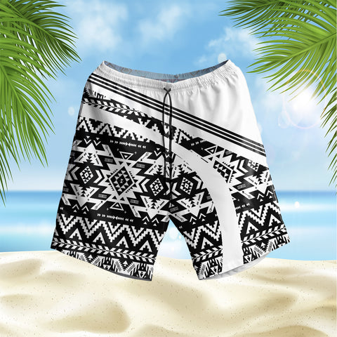 Powwow StoreGBHS00089 Pattern Native Hawaiian Shorts