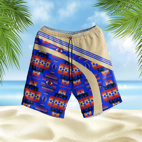 Powwow StoreGBHS00090 Pattern Native Hawaiian Shorts