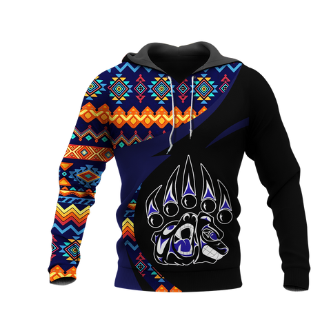 Powwow StoreHD0011389 Pattern Native Pride 3D Hoodie