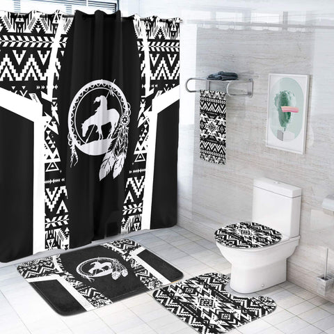 Powwow StoreBS000153 Pattern Native American Bathroom Set