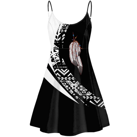 Powwow StoreSTD0078 Pattern Native American Strings Dress