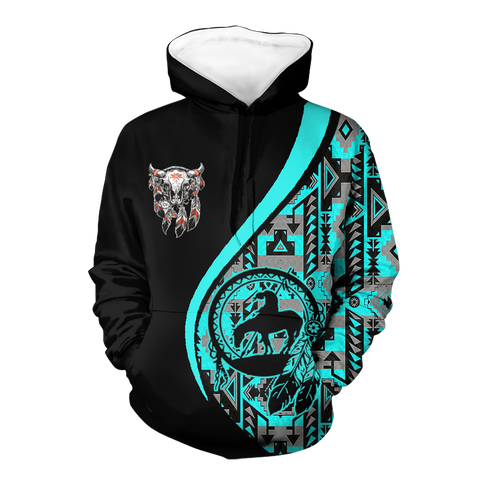Powwow StoreHD0012303 Pattern Native Pride 3D Hoodie