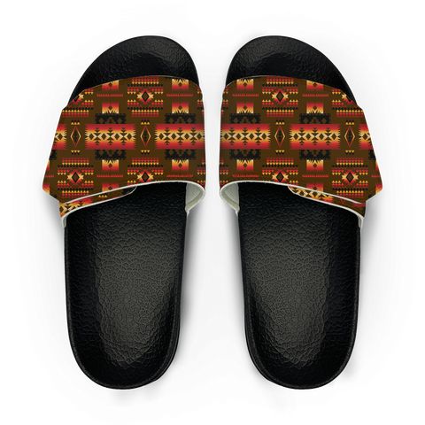 Powwow StoreGBNAT0004608 Pattern Native American Magic Sticker Slippers