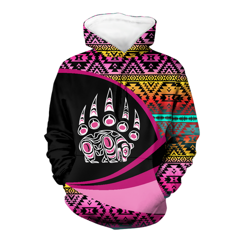Powwow StoreHD0011345 Pattern Native Pride 3D Hoodie