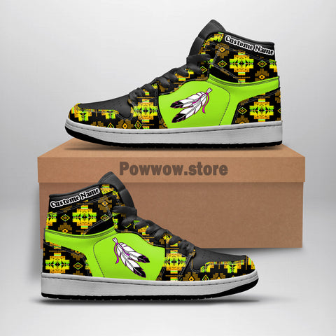 Powwow StoreJDS045 Pattern Native Shoes