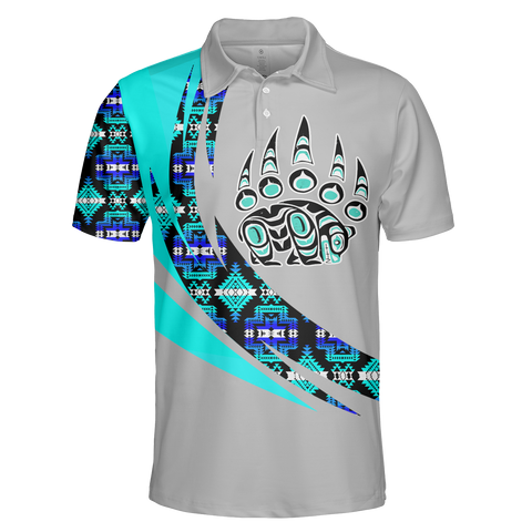 Powwow StorePOLO0027 Native American  Polo TShirt 3D
