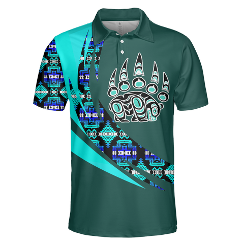 Powwow StorePOLO0029 Native American  Polo TShirt 3D