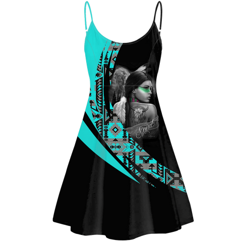 Powwow StoreSTD0080 Pattern Native American Strings Dress
