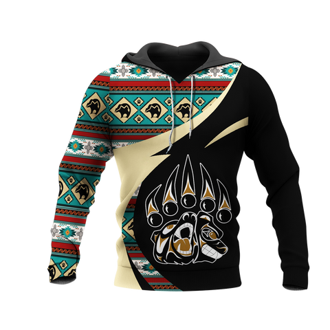 Powwow StoreHD0011397 Pattern Native Pride 3D Hoodie