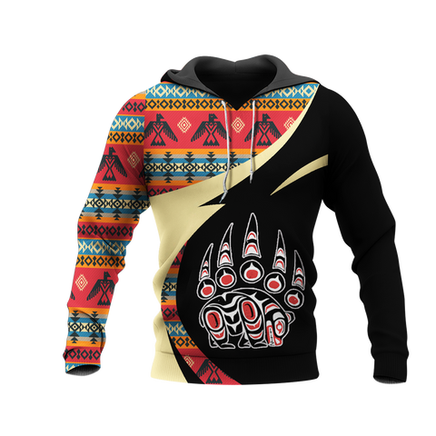 Powwow StoreHD0011398 Pattern Native Pride 3D Hoodie