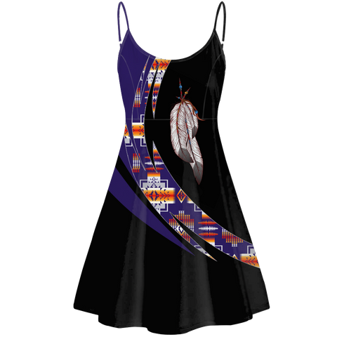 Powwow StoreSTD0084 Pattern Native American Strings Dress