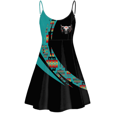 Powwow StoreSTD0087 Pattern Native American Strings Dress