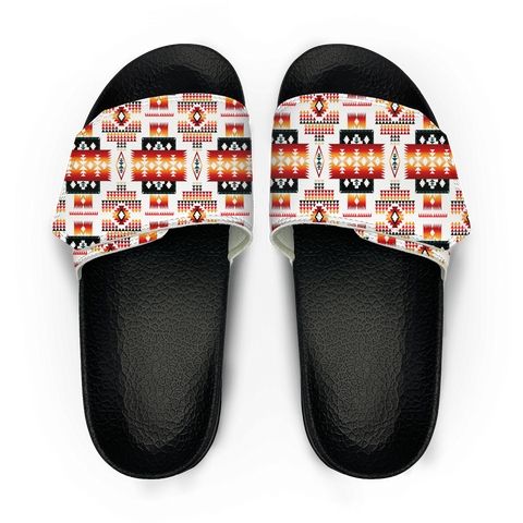 Powwow StoreGBNAT00075 Pattern Native American Magic Sticker Slippers