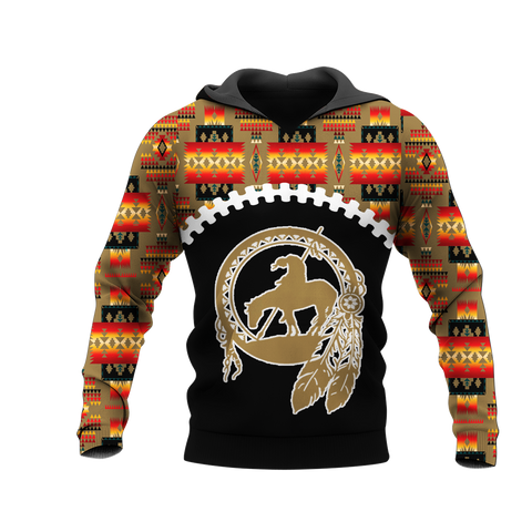 Powwow StoreHD0012282 Pattern Native Pride 3D Hoodie
