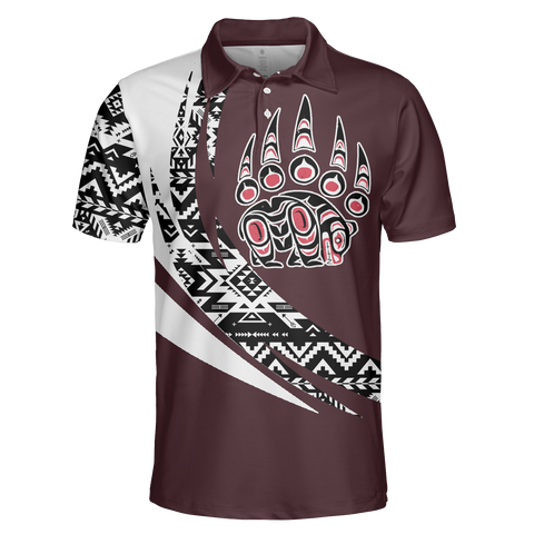 Powwow StorePOLO0032 Native American  Polo TShirt 3D