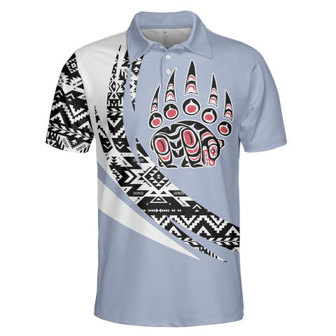Powwow StorePOLO0033 Native American  Polo TShirt 3D