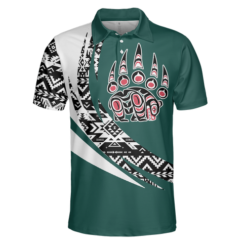 Powwow StorePOLO0030 Native American  Polo TShirt 3D