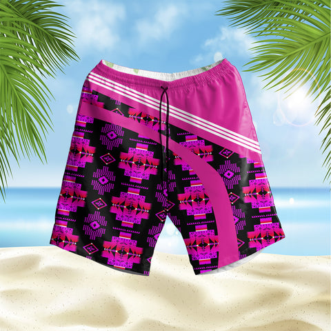 Powwow StoreGBHS000108 Pattern Native Hawaiian Shorts