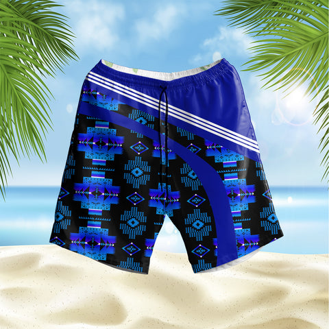 Powwow StoreGBHS000109 Pattern Native Hawaiian Shorts