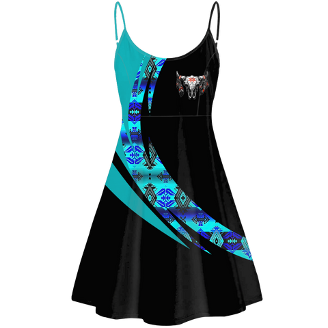 Powwow StoreSTD0092 Pattern Native American Strings Dress