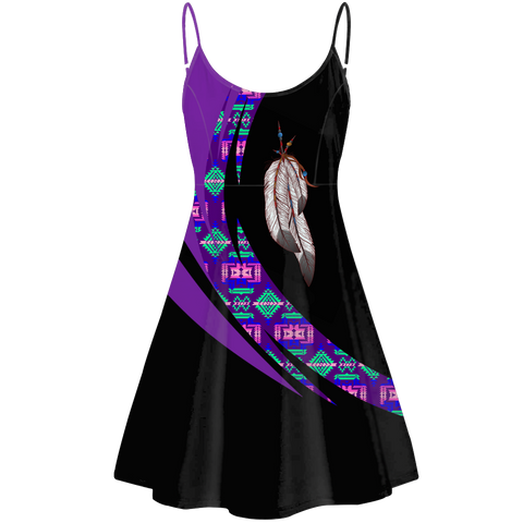 Powwow StoreSTD0093 Pattern Native American Strings Dress