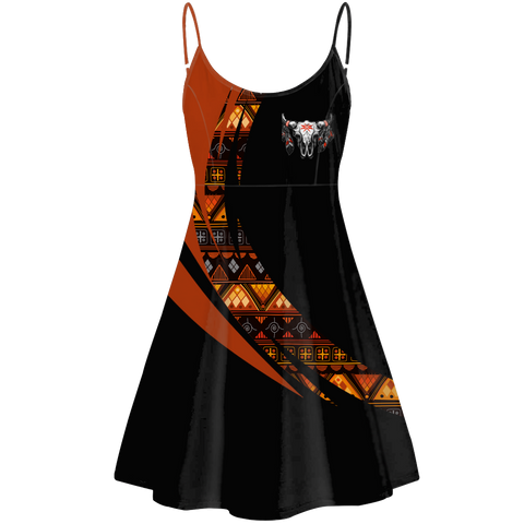 Powwow StoreSTD0095 Pattern Native American Strings Dress