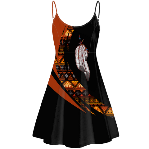 Powwow StoreSTD0099 Pattern Native American Strings Dress