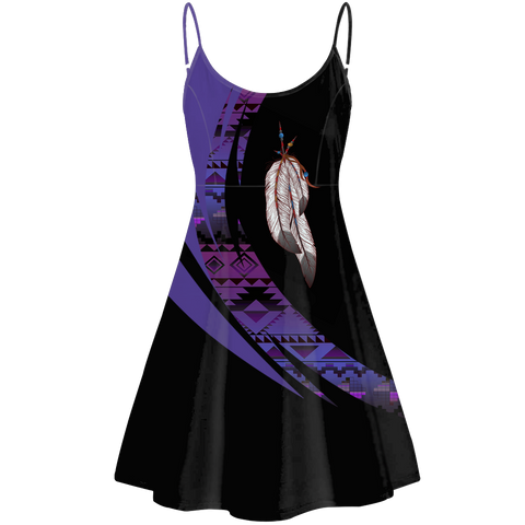 Powwow StoreSTD0096 Pattern Native American Strings Dress