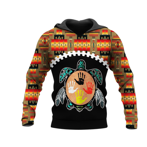 Powwow StoreHD0012283 Pattern Native Pride 3D Hoodie