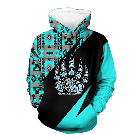 Powwow StoreHD0012136 Pattern Native Pride 3D Hoodie