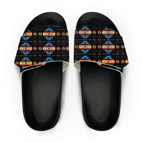 Powwow StoreGBNAT00363  Pattern Native American Magic Sticker Slippers