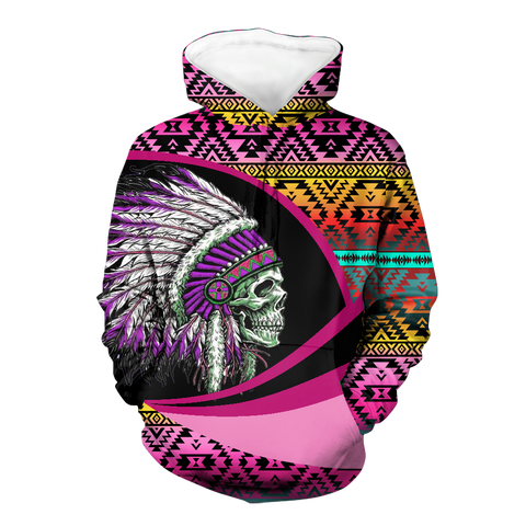 Powwow StoreHD0011347 Pattern Native Pride 3D Hoodie