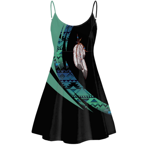 Powwow StoreSTD00100 Pattern Native American Strings Dress