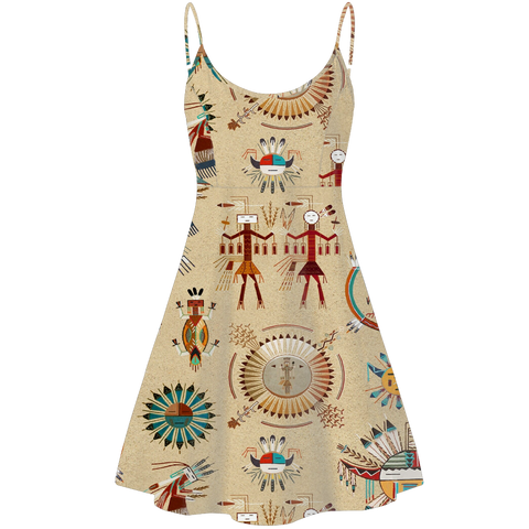 Powwow StoreSTD00101 Pattern Native American Strings Dress