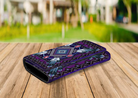Powwow StoreGBNAT0002303 Pattern Native Foldable Wallet
