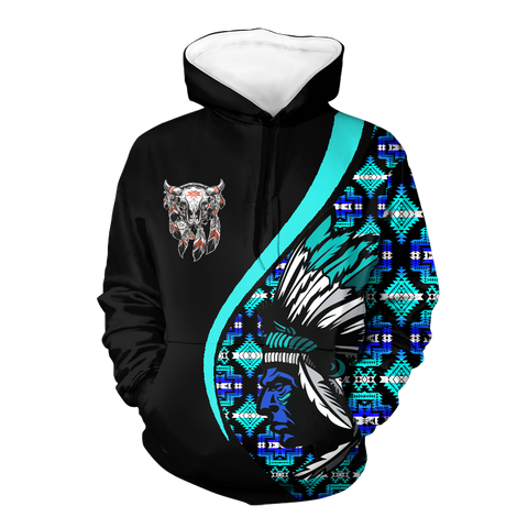 Powwow StoreHD0012306 Pattern Native Pride 3D Hoodie