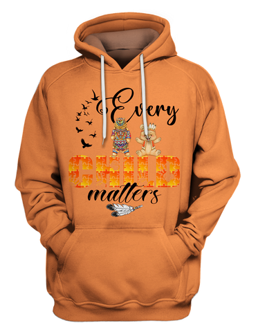 Powwow StoreHD000611 Orange Day Shirt,Every Child Matters TShirt  2D Hoodie
