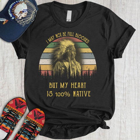 Powwow StoreTS00123t Tribal chief Indigenous  2D TShirt