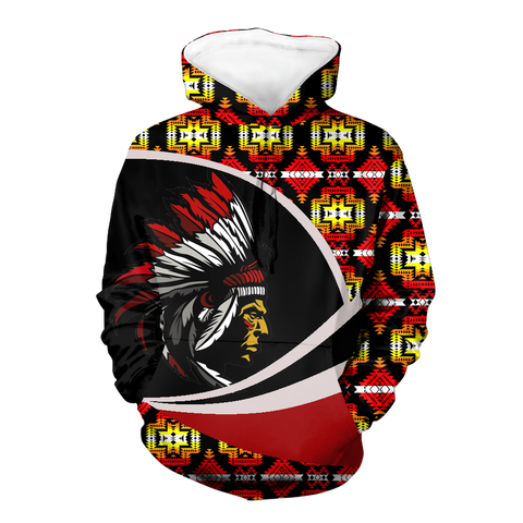 Powwow StoreHD0011349 Pattern Native Pride 3D Hoodie