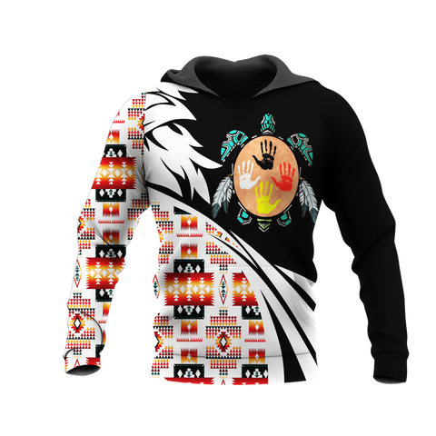 Powwow StoreHD0012335 Pattern Native Pride 3D Hoodie