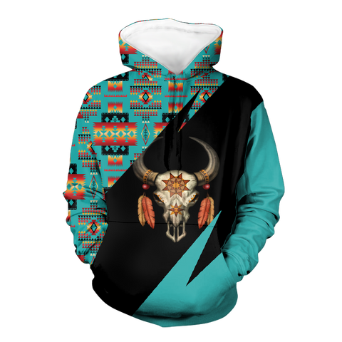 Powwow StoreHD0012138 Pattern Native Pride 3D Hoodie