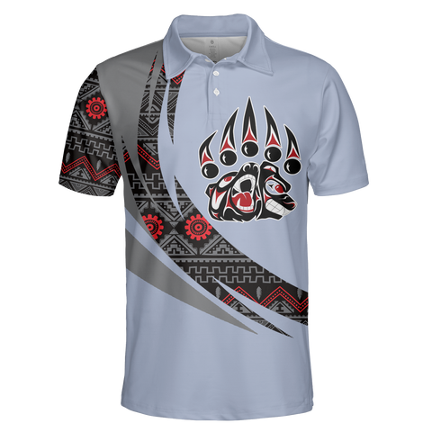 Powwow StorePOLO0047 Native American  Polo TShirt 3D